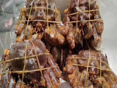 速冻帝王蟹生冻阿拉斯加长脚蟹面包蟹海鲜肉质紧实饱满4-8斤只图3